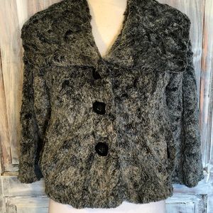 CAbi 626 Chinchilla faux fur jacket